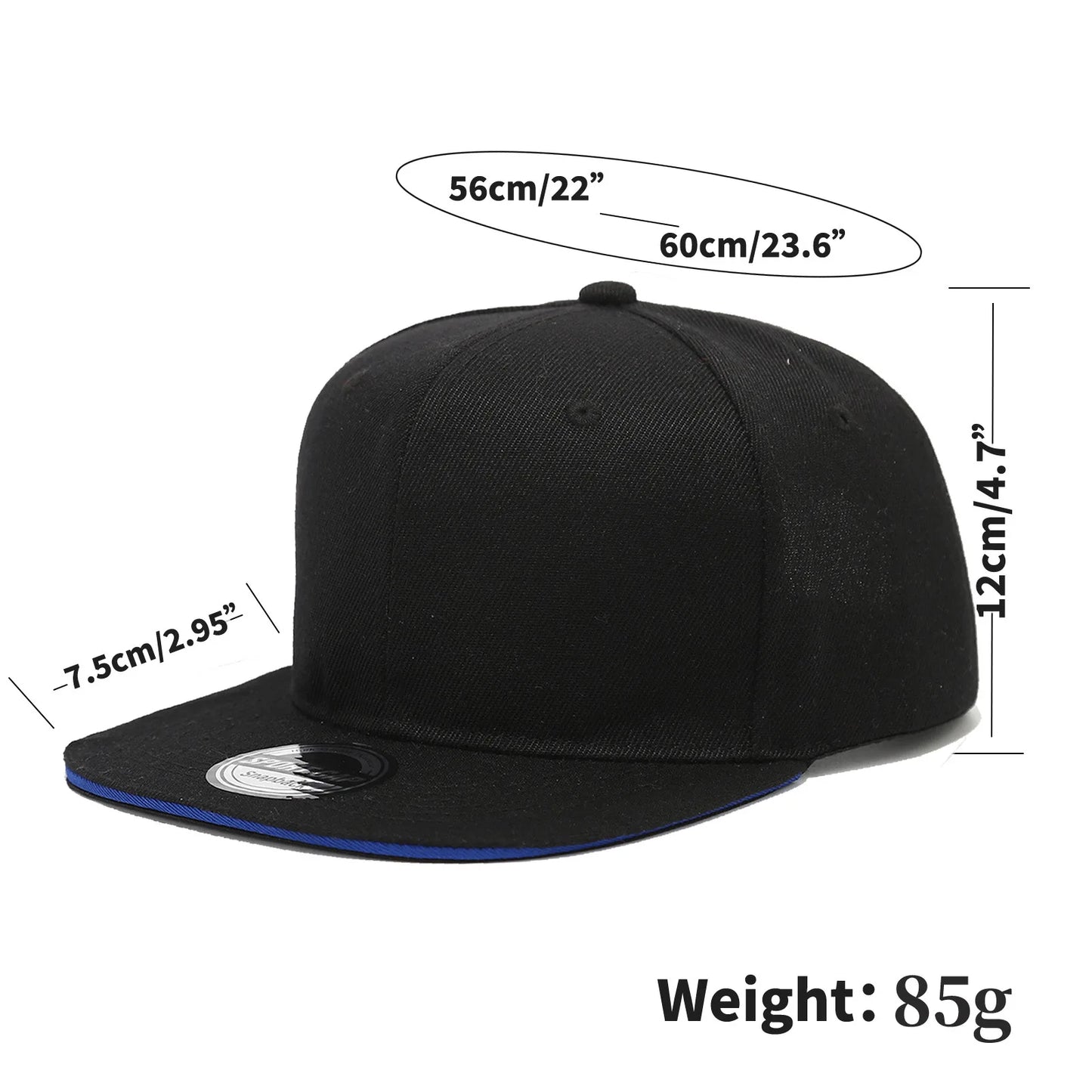 Flat Brim Snapback Cap Fashion Hip Hop Baseball Hat