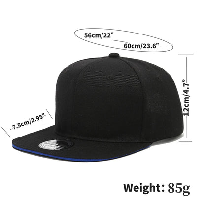 Flat Brim Snapback Cap Fashion Hip Hop Baseball Hat