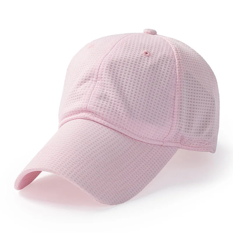 Breathable Quick-Dry Athletic Mesh Long Peak Baseball Cap Summer for Men And Women