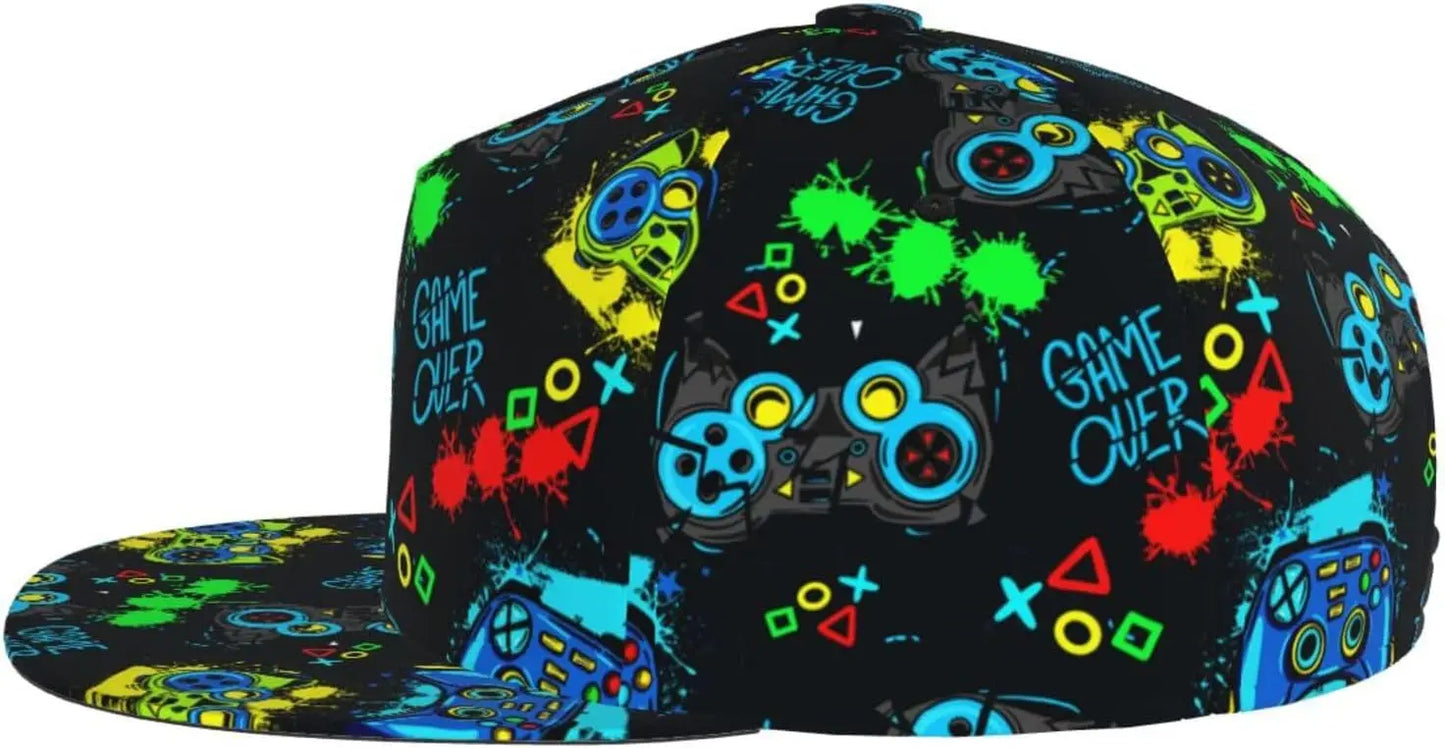 Casual Baseball Cap Hat Snapback Cap Hip Hop Trucker Hat for Dance Hiking