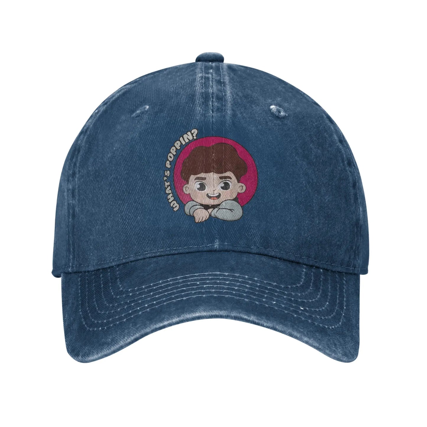 Denim Fabric Cap Casual Baseball Caps Adjustable Hat