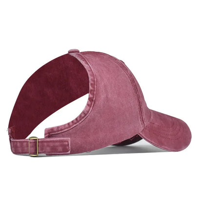 New Summer Women Custom Logo High Ponytail Baseball Cap