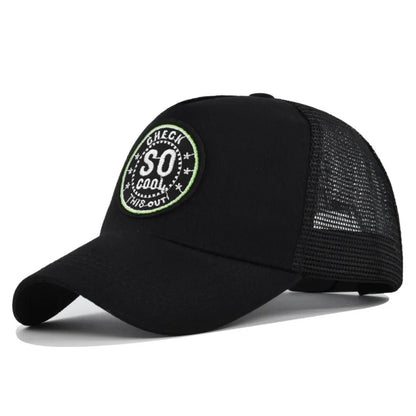 So Cool Embroidered Mesh Baseball Cap