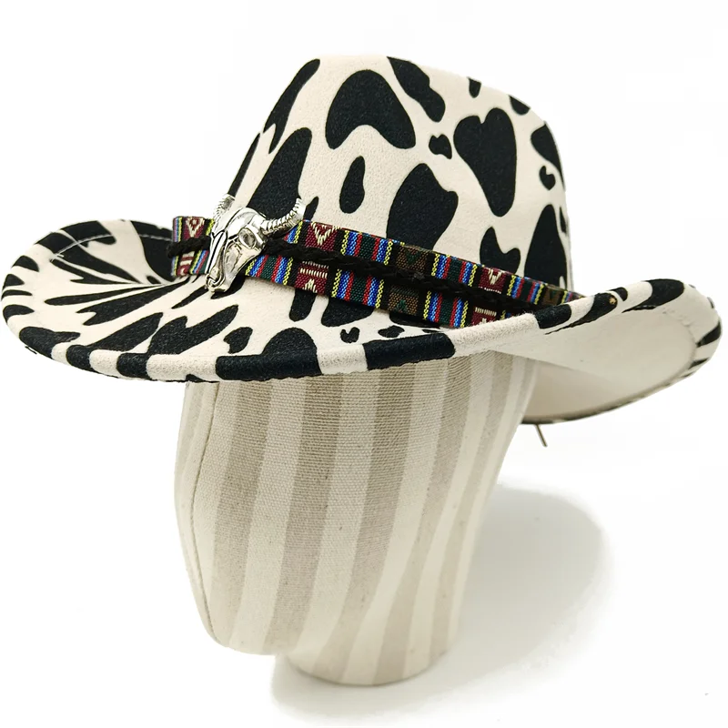White Cowboy Hat New Jazz Top Cowboy Head Accessories Cowboy Hat