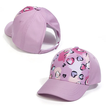 Fashion High Ponytail Kids Boy Hat Sun Hats Baseball Caps Baby Children Peaked Caps Hat