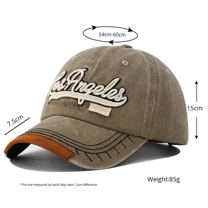 2025 New Designer Spring Summer Letter Embroidery Cotton Baseball Cap