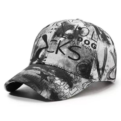 Unisex Graffiti Letters Baseball Caps Spring Autumn Outdoor