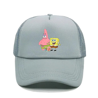 Fashion Cute SpongeBobs Print Baseball Cap Cartoon Men Women Summer