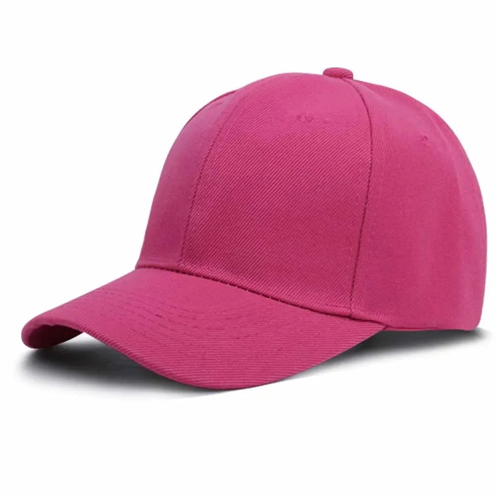 Summer Solid Color Women Sport Baseball Cap