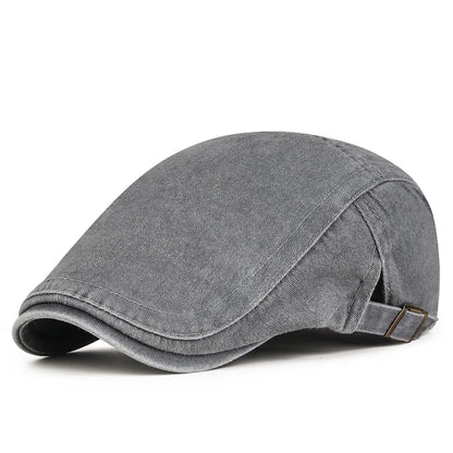Women Men Denim Beret Newsboy Hat