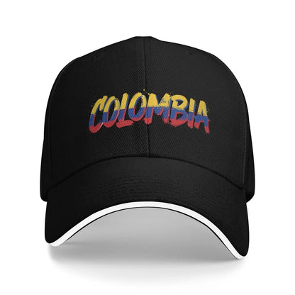 Women Men Colombia Signature Colombian Flag Outdoor Hat