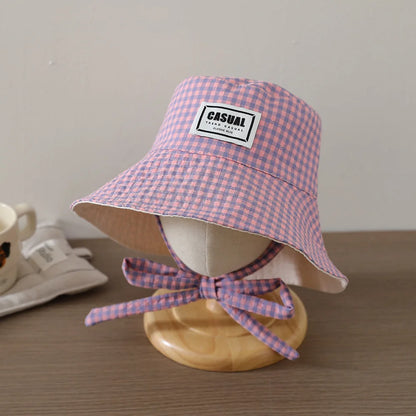 Girl Sweety Fashion Sun Hat 52CM 2-6 Years Boys Outdoor Kids Summer Bucket Cap Children Hats