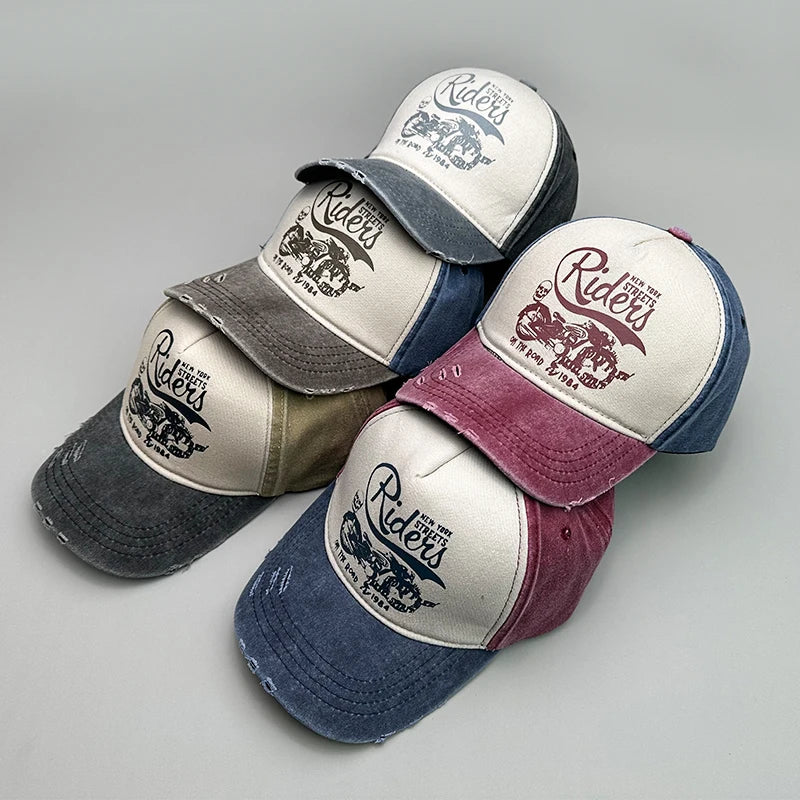 Motorcycle Sunshade Men Women Baseball Hats