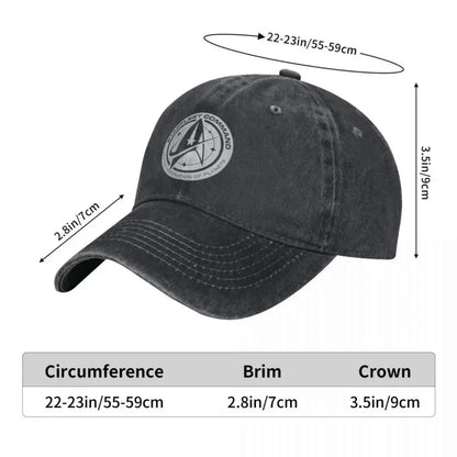 Y2K Stars Treks Baseball Caps Retro Distressed Washed Baseball Hat Men Women
