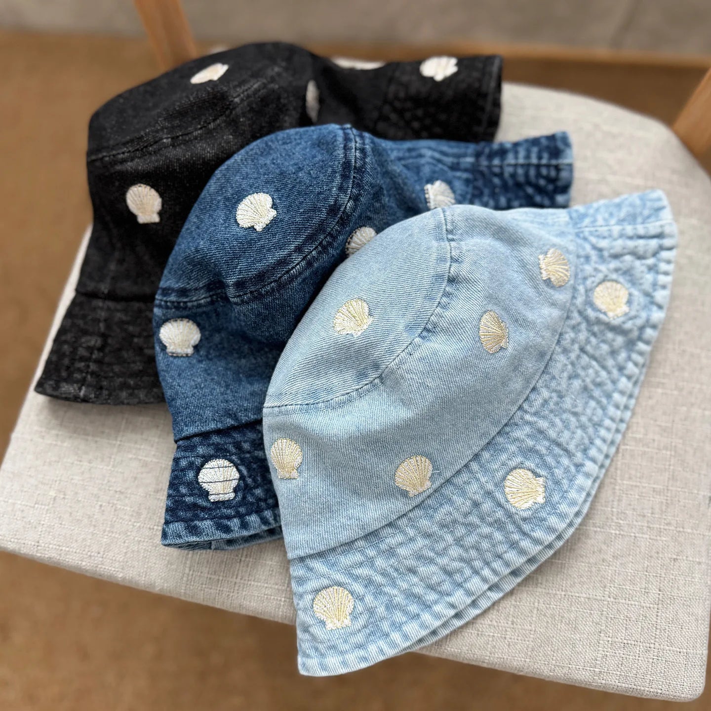 2026 New Summer Denim Bucket Hat For Women