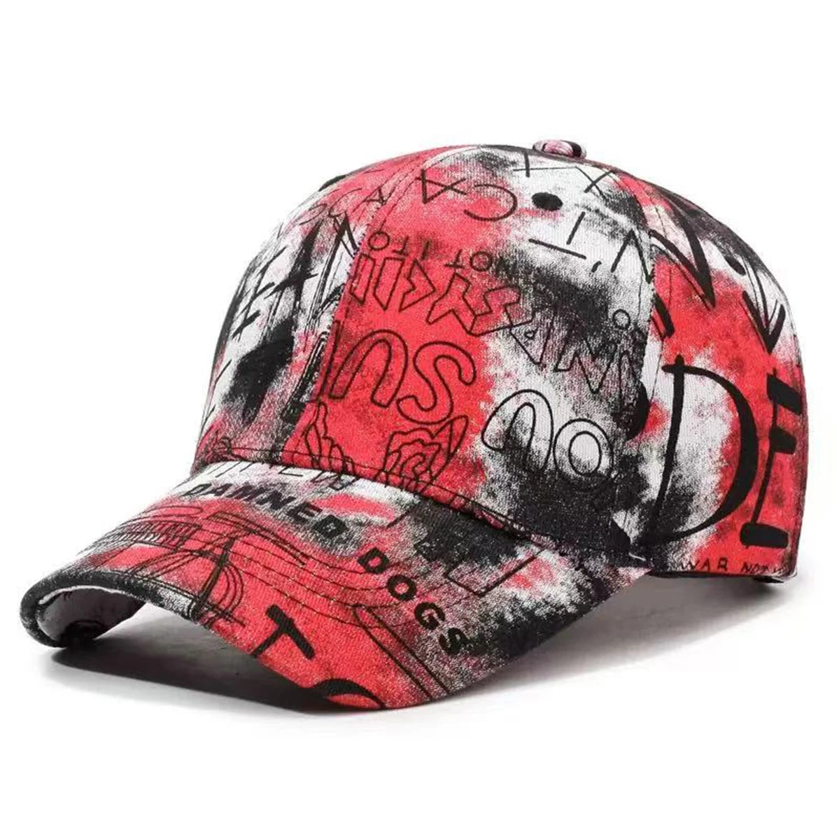 Unisex Graffiti Letters Baseball Caps Spring Autumn Outdoor