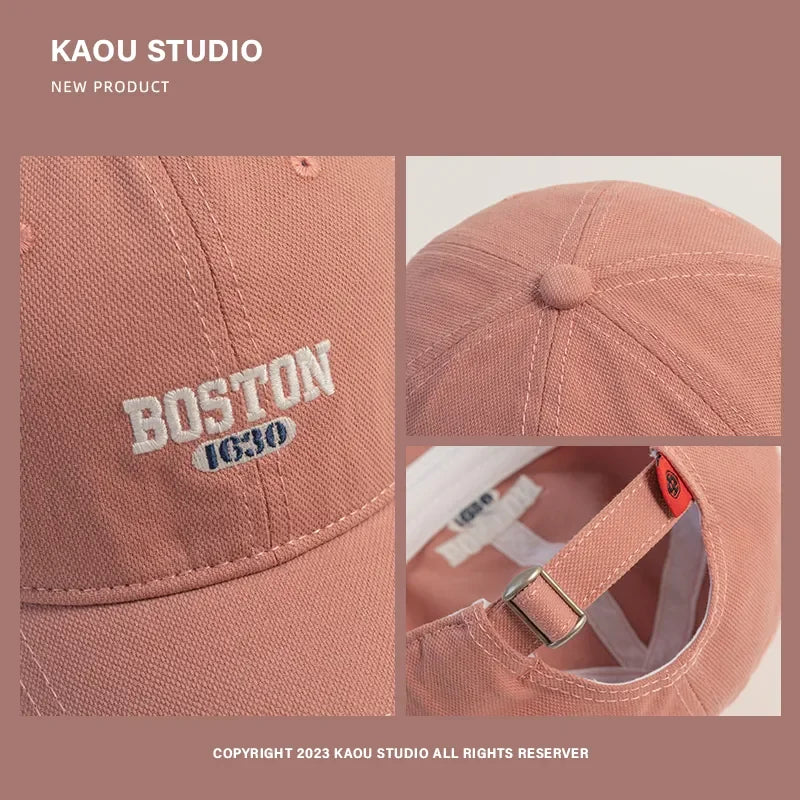 Boston 1630 Men's Spring Autumn Baseball Cap