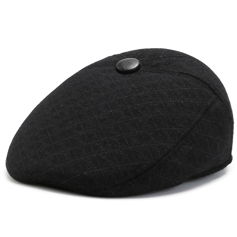 Fashion Berets Men High Quality Autumn Winter Wool Hat