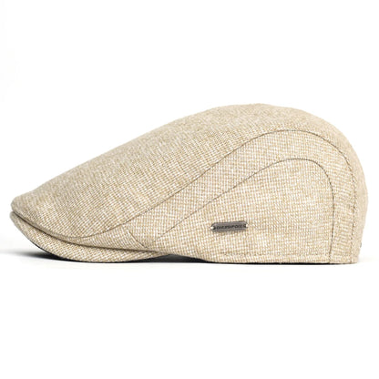Autumn Winter Thick Warm Newsboy Caps Men Women Soft Beret Hat