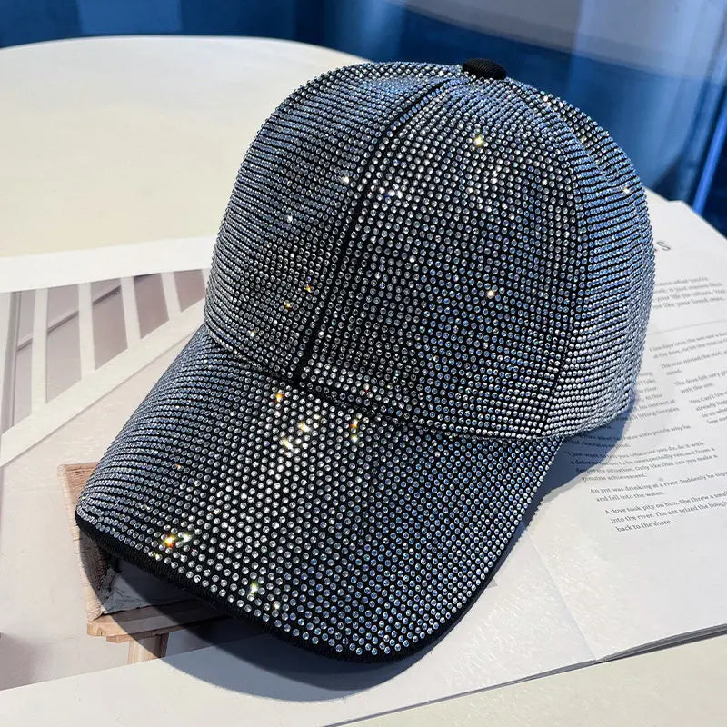 Full Diamond Luxury Rhinestones Baseball Caps