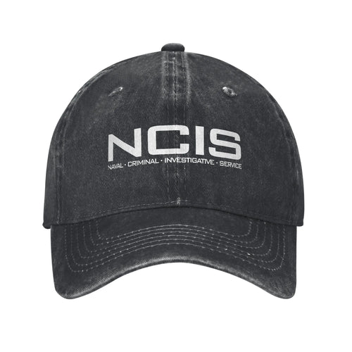 NCIS Naval Criminal Investigative Service Baseball Cap Retro Distressed Washed