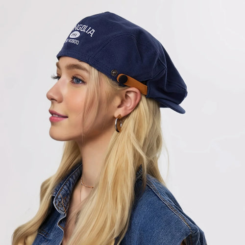 Hat Reverse Wearing Beret Female Korean Version