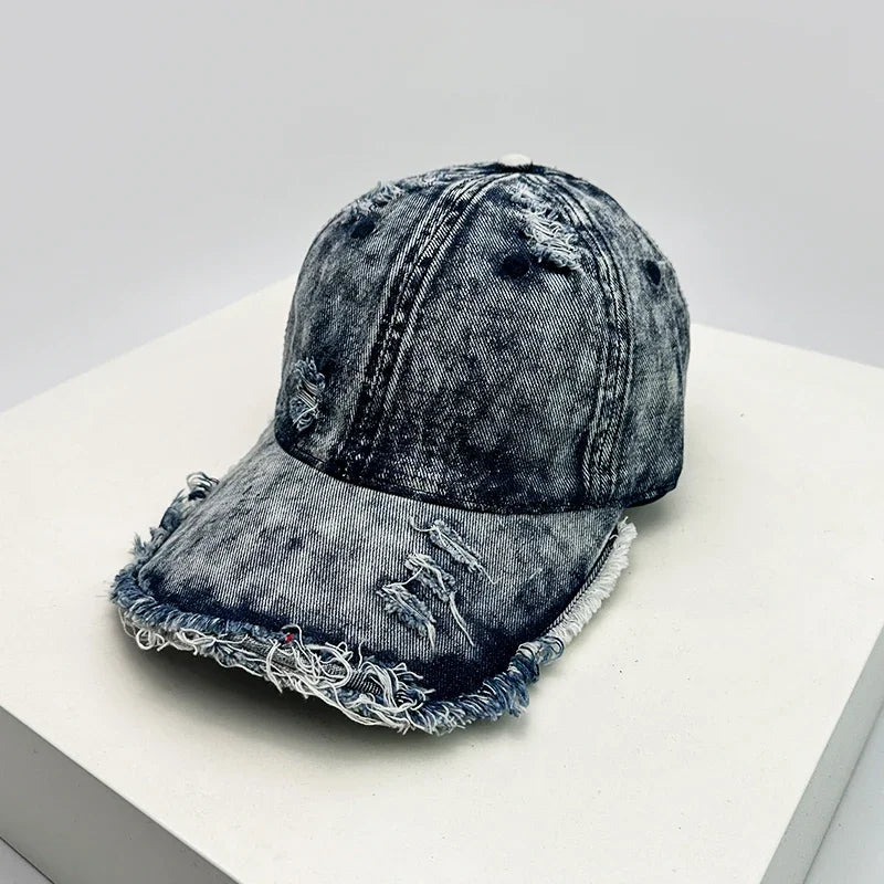 New Unisex American Vintage Broken Style Gradient Baseball Hats