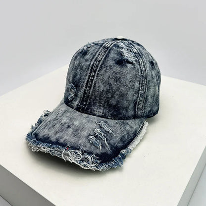 New Unisex American Vintage Broken Style Gradient Baseball Hats