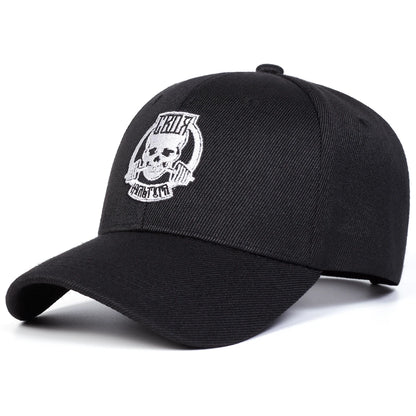 Unisex Skull Embroidery Baseball Caps Spring Autumn