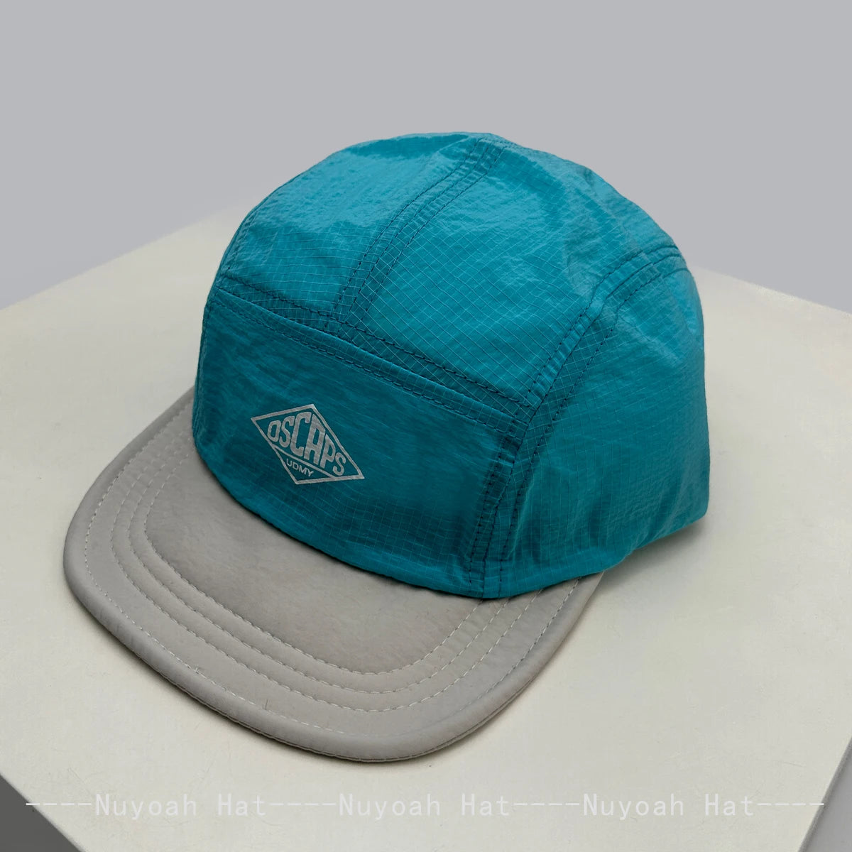 Versatile Quick-Dry Plaid Solid Color Block Baseball Hats