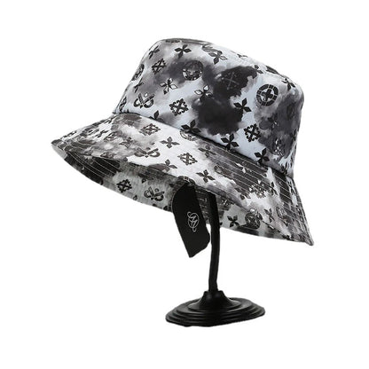 Unisex Harajuku Bucket Hat Graffiti Women Men Fisherman Hat Autumn Summer