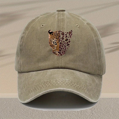 Men's Leopard Print Baseball Cap - Adjustable