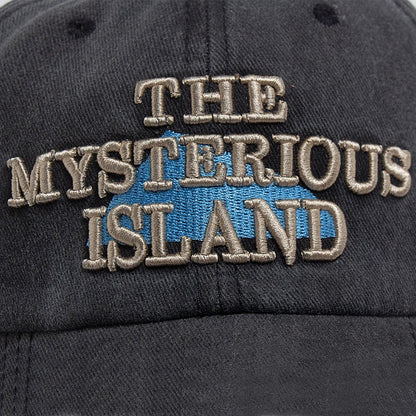 The Mysterious Island Letter Baseball Cap For Men