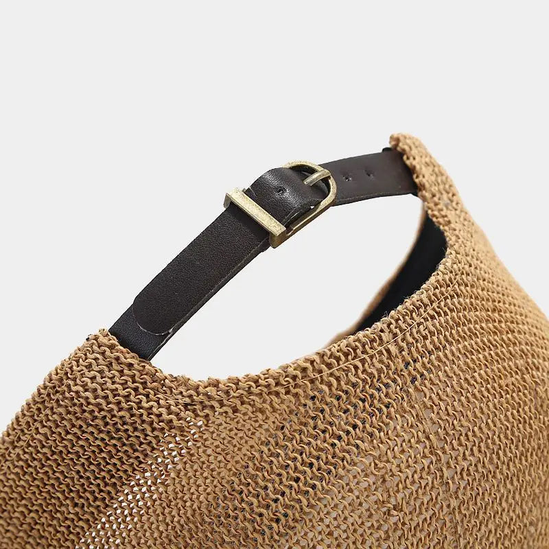 2024 New Summer Breathable Straw Baseball Cap Men