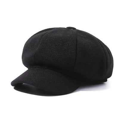Solid Color Fashion Beret Outdoor Cotton Hat