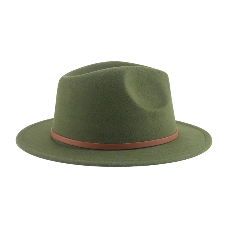 Hats For Women Kids Child Small 52cm Solid Belt Kids Fedora Formal Dress Wedding