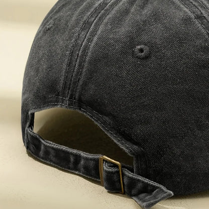 Three Leopard Print Love Pattern Women's Washed Baseball Caps