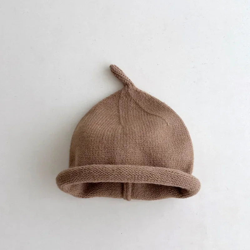 Kids Winter Hats For Newborn Boys Crochet Bonnet Toddler Girl Cap