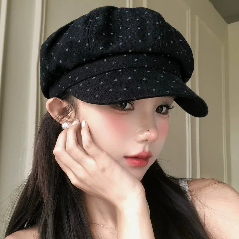 Streetwear Sunscreen Versatile Literary Newsboy Hats