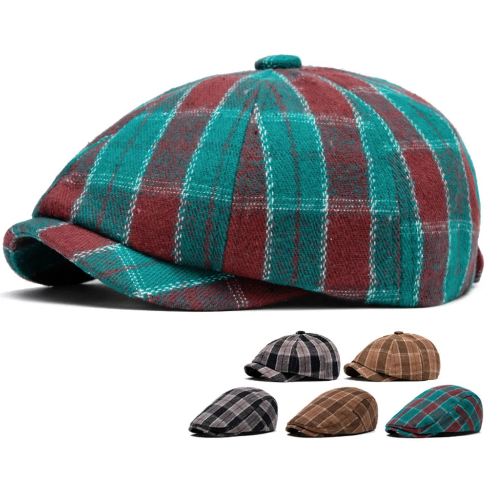 Berets New Spring Autumn Hats For Men Women