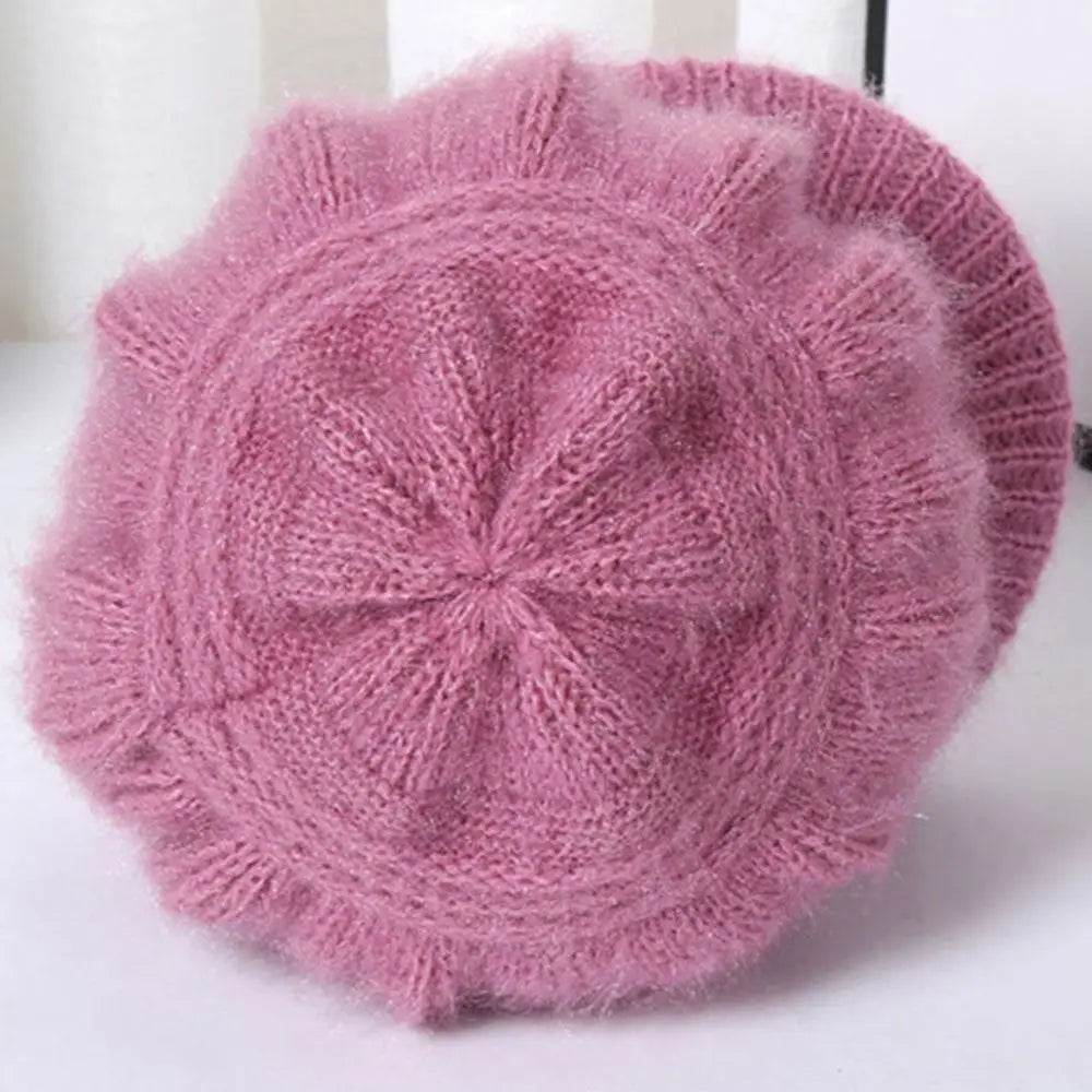 Knitted Knitted Hat Fashion Ear Guard Keep Warm Peaked Cap