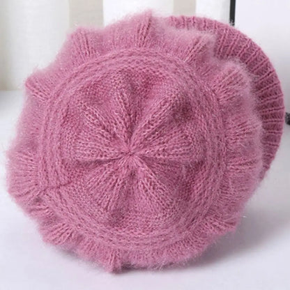 Knitted Knitted Hat Fashion Ear Guard Keep Warm Peaked Cap