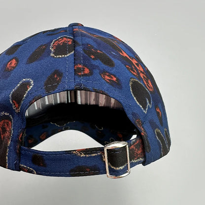Graffiti Leopard Stripe Print Baseball Hats