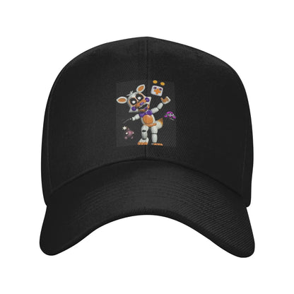 Unisex Baseball Hats FNaF Lolbit Outdoor Streetwear Summer Sports Baseball Caps
