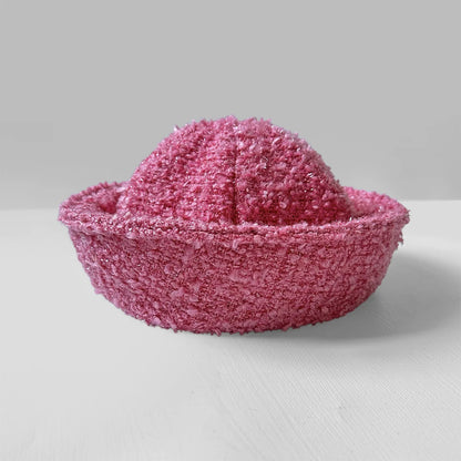 Japanese Sailor Hat With Turn-Up Brim, Cute Navy Style Beret, Kawaii Nurse Cap