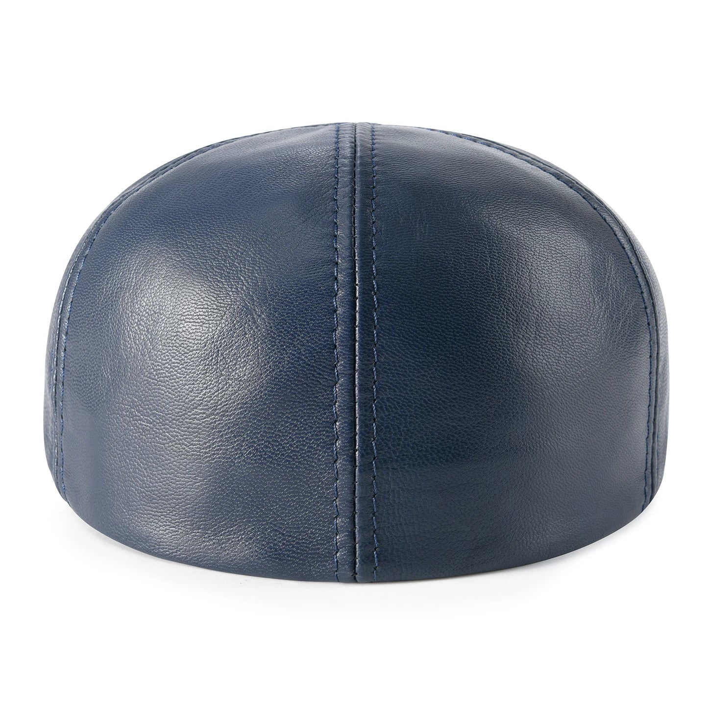 Lambskin Leather Ivy Newsboy Caps 6 Panel Cabbie Beret Hat