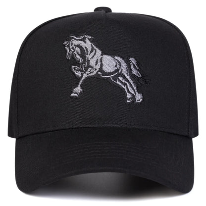 Unisex Horse Embroidery Baseball Caps Spring Autumn Outdoor Adjustable Casual Hats Sunscreen Hat Sports Cap