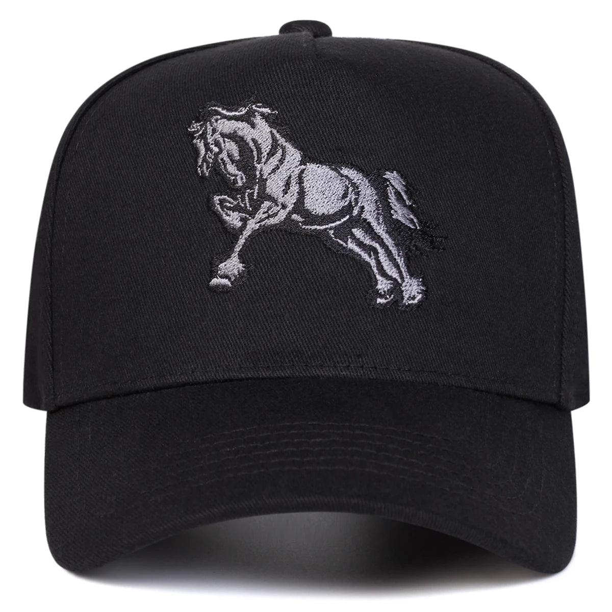 Unisex Horse Embroidery Baseball Caps Spring Autumn Outdoor Adjustable Casual Hats Sunscreen Hat Sports Cap
