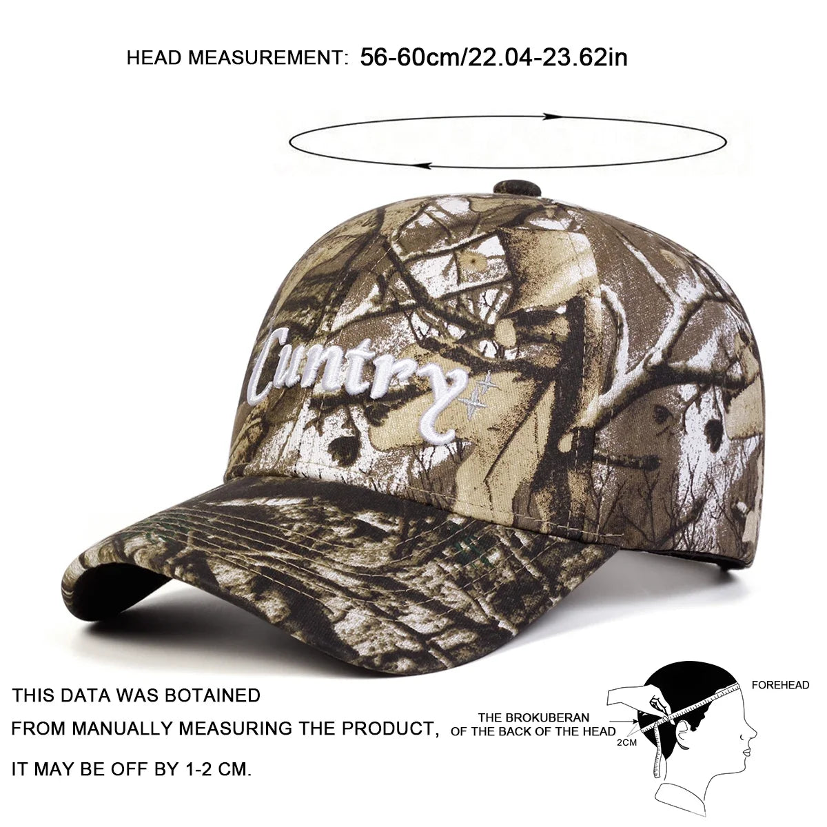 Embroidery Camouflage Baseball Caps Hat Sports Cap