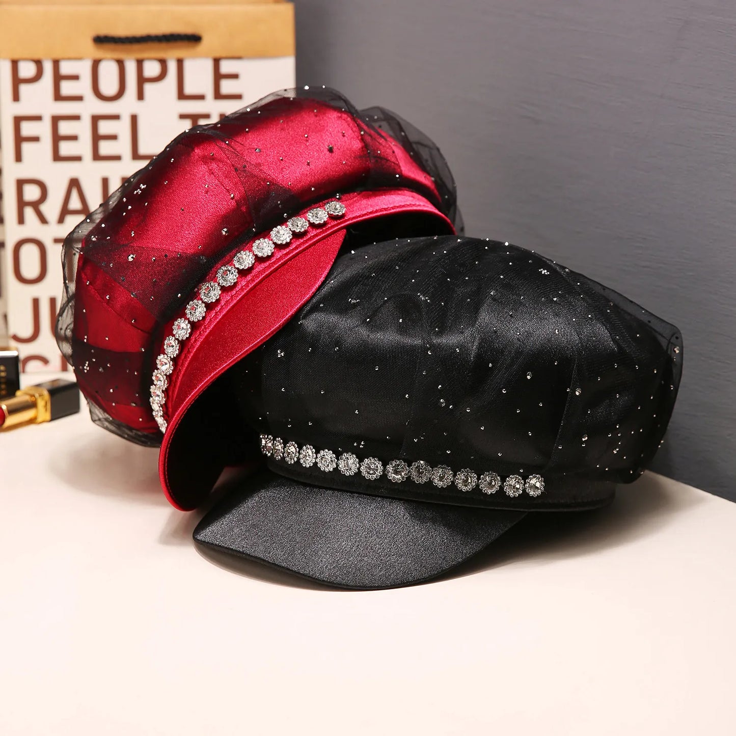 French Octagonal Hat Female Summer